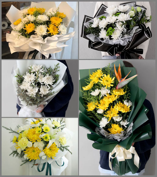 河北邢台南宫市西丁街道白事花束代送